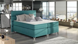 Кровать  Amadeo, 140х200 см, зеленый цвет цена и информация | Кровати | pigu.lt