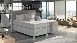 Кровать  Amadeo, 160х200 см, серый цвет цена и информация | Кровати | pigu.lt