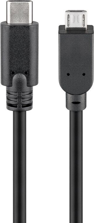 Goobay USB-C - micro-B, 1 m kaina ir informacija | Kabeliai ir laidai | pigu.lt