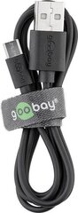 Goobay, Micro-USB 5 Вт, 1 м. цена и информация | Кабели и провода | pigu.lt