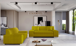 Комплект мягкой мебели из 2-х частей Eltap Porto 2+3, желтый цвет цена и информация | Комплекты мягкой мебели | pigu.lt
