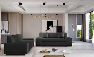 Комплект мягкой мебели из 2-х частей Eltap Porto 2+3, серого цвета цена и информация | Комплекты мягкой мебели | pigu.lt