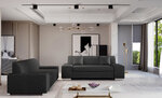 Комплект мягкой мебели из 2-х частей Eltap Porto 2+3, серого цвета