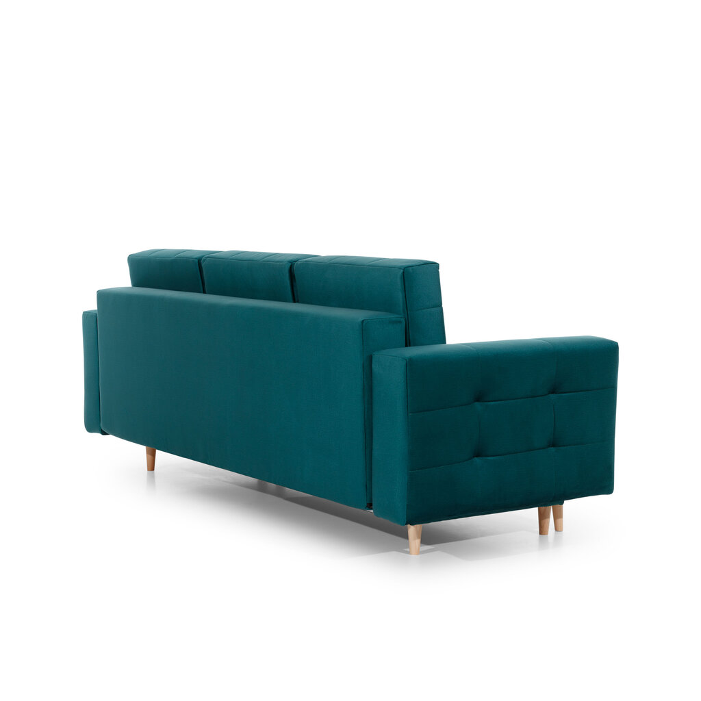 Sofa Asgard, 233x92x93 cm, žalia цена и информация | Sofos | pigu.lt