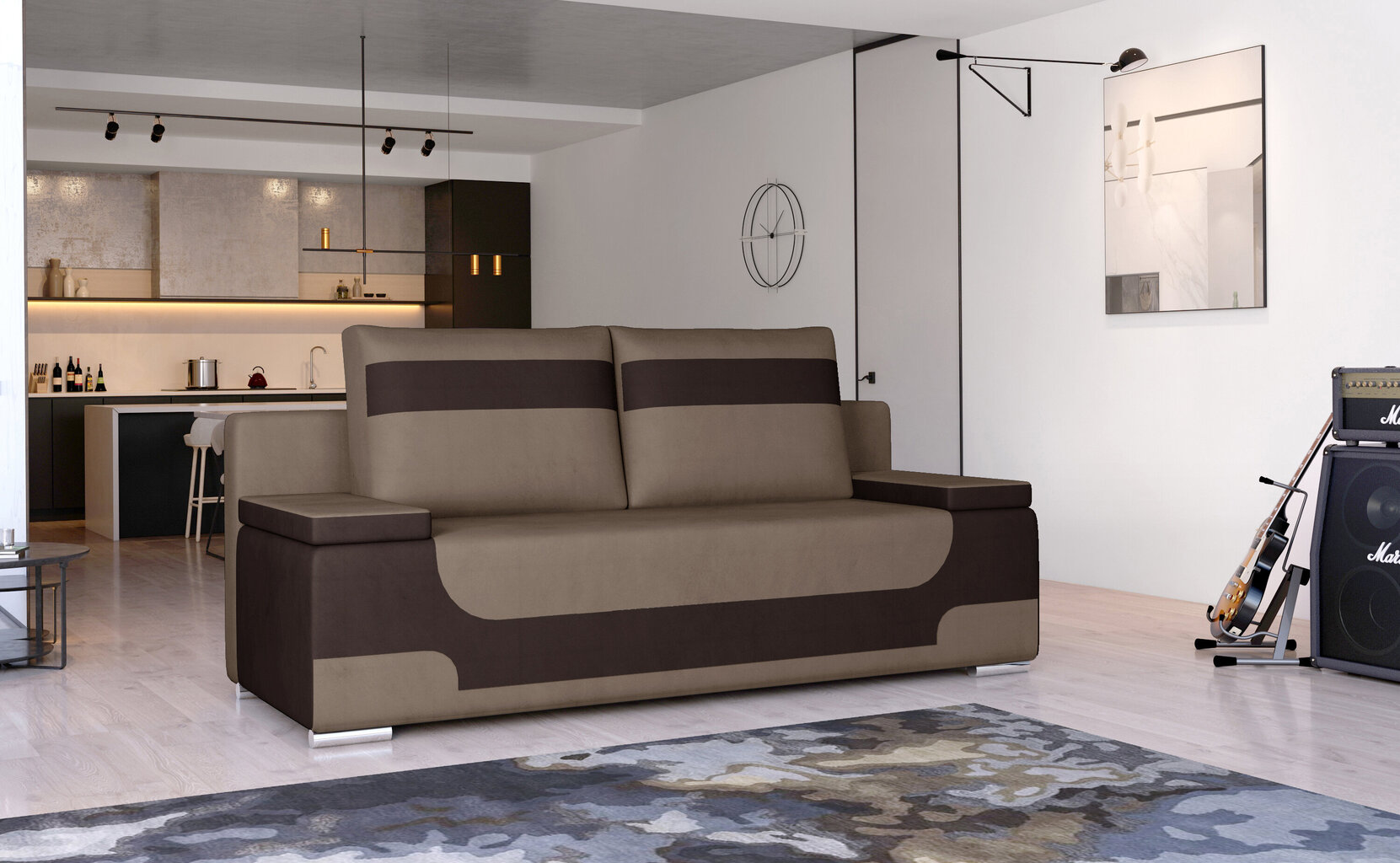 Sofa Area, ruda kaina ir informacija | Sofos | pigu.lt