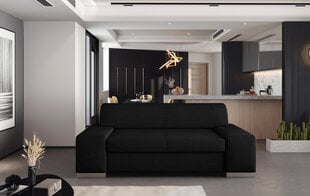 Sofa Porto 2, juoda kaina ir informacija | Sofos | pigu.lt