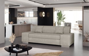 Sofa Porto 3, 210x90x98 cm, smėlio kaina ir informacija | Sofos | pigu.lt