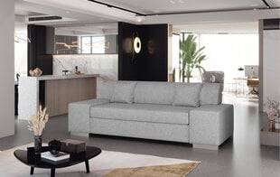 Sofa Porto 3, 210x90x98 cm, pilka kaina ir informacija | Sofos | pigu.lt