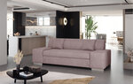 Sofa Porto 3, 210x90x98 cm, rožinė