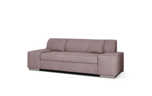 Sofa Porto 3, 210x90x98 cm, rožinė kaina ir informacija | Sofos | pigu.lt