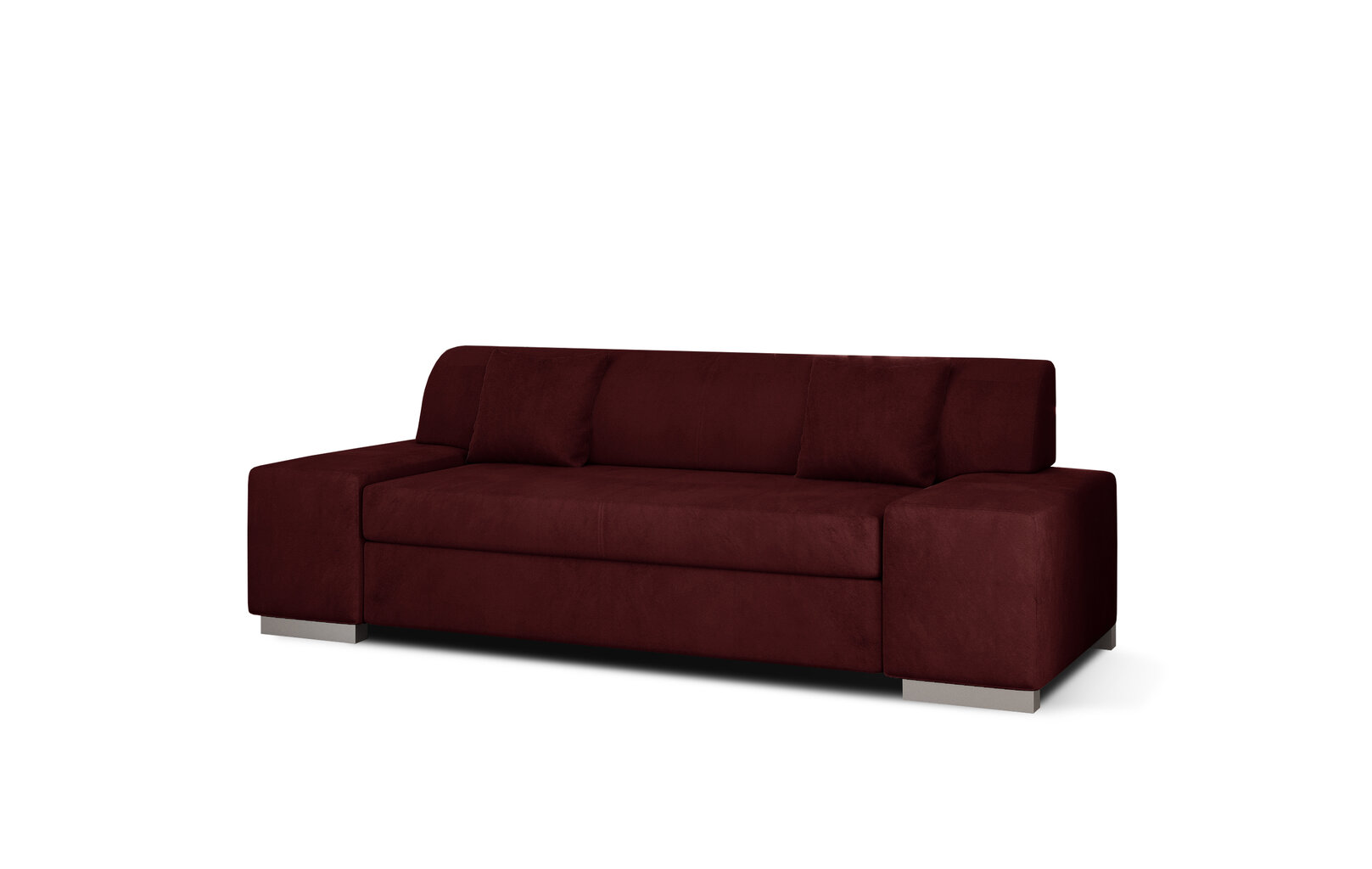 Sofa Porto 3, 210x90x98 cm, violetinė цена и информация | Sofos | pigu.lt