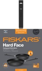 Набор сковородок Fiskars Hard Face, 2шт. цена и информация | Cковородки | pigu.lt