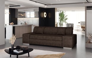 Sofa Porto 3, 210x90x98 cm, ruda kaina ir informacija | Sofos | pigu.lt
