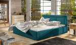 Кровать Belluno, 200x200 см, синий цвет