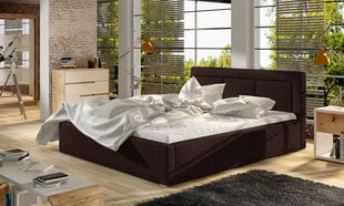 Кровать Belluno, 200x200 см, коричневый цвет цена и информация | Кровати | pigu.lt