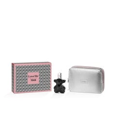 Kosmetikos rinkinys Tous LoveMe The Onyx Parfum EDP moterims: kvapusis vanduo 90 ml + kosmetinė kaina ir informacija | Kvepalai moterims | pigu.lt