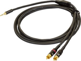 Proel 3,5mm/2 x RCA, 3m цена и информация | Кабели и провода | pigu.lt