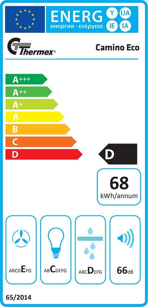 Thermex Camino Eco II kaina ir informacija | Gartraukiai | pigu.lt