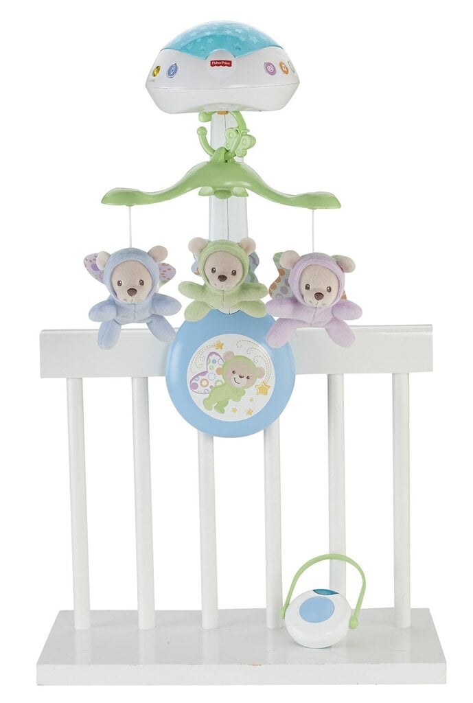 Muzikinė karuselė Fisher Price 3 in 1 Butterfly Dreams, CDN41 kaina ir informacija | Žaislai kūdikiams | pigu.lt