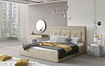 Кровать  Cloe, 160х200 см, песочный цвет