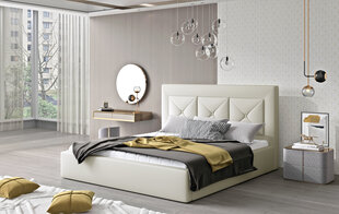 Кровать  Cloe, 160х200 см, песочный цвет цена и информация | Кровати | pigu.lt