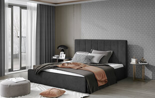 Кровать  Audrey, 140x200 см, серый цвет цена и информация | Кровати | pigu.lt