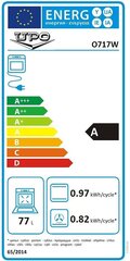 Upo O717W цена и информация | Духовки | pigu.lt