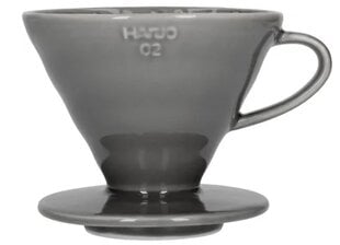 Hario V60 Dripper 02 keramikinis kavos filtras, pilkas kaina ir informacija | Kavinukai, virduliai | pigu.lt