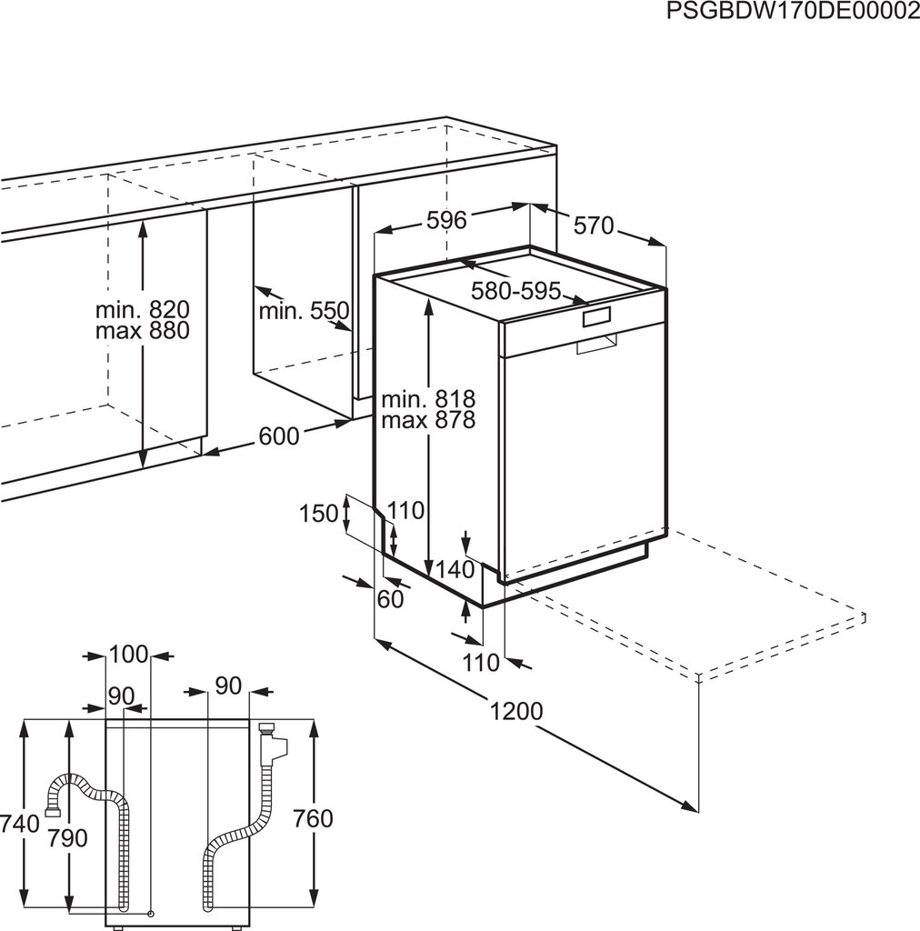 Electrolux ESS67300SW цена и информация | Indaplovės | pigu.lt