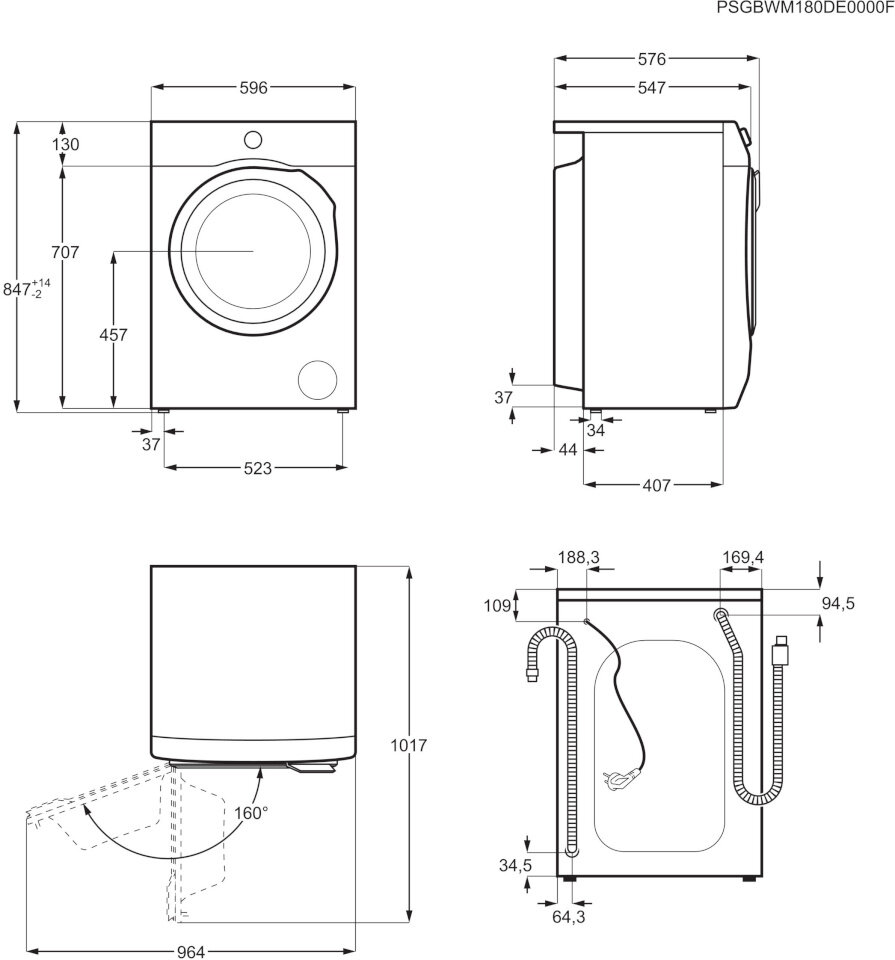 Electrolux EW7W5448E6 kaina ir informacija | Skalbimo mašinos | pigu.lt