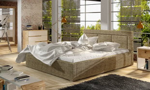 Кровать Belluno, 160х200 см, песочный цвет цена и информация | Кровати | pigu.lt