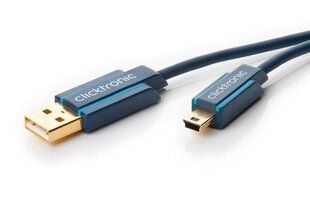 Clicktronic, USB-A/USB-B, 0.5 м цена и информация | Кабели и провода | pigu.lt