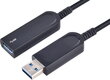 Fuj:tech USB A 3.2 Gen1 AOC, 7m цена и информация | Kabeliai ir laidai | pigu.lt
