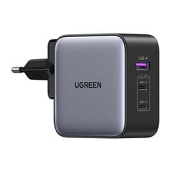 UGREEN Сетевое зарядное устройство Ugreen Nexode, 2x USB-C + USB, 65 Вт цена и информация | Зарядные устройства для телефонов | pigu.lt