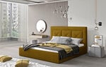 Кровать  Cloe, 140х200 см, желтый цвет