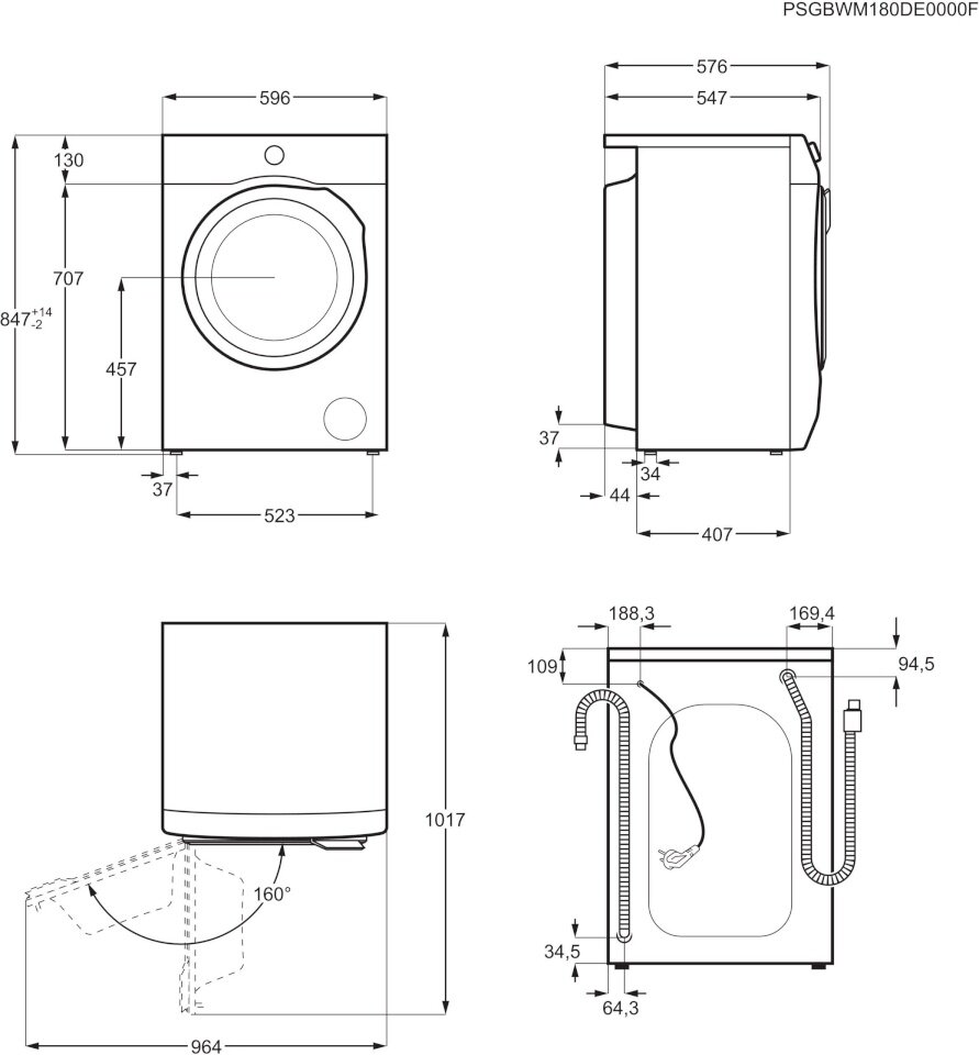 Electrolux EW7F6548E7 kaina ir informacija | Skalbimo mašinos | pigu.lt