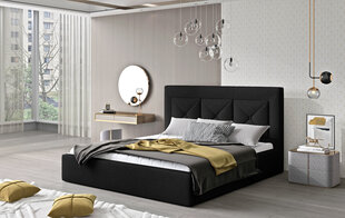 Кровать  Cloe, 180х200 см, черный цвет цена и информация | Кровати | pigu.lt