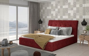 Кровать Inge 140х200 см, красный цвет цена и информация | Кровати | pigu.lt