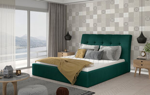 Кровать Inge 140x200 см, зеленый цвет цена и информация | Кровати | pigu.lt