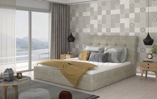 Кровать Inge 160х200 см, серый цвет цена и информация | Кровати | pigu.lt