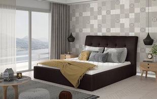 Кровать Inge 180x200 см, коричневый цвет цена и информация | Кровати | pigu.lt
