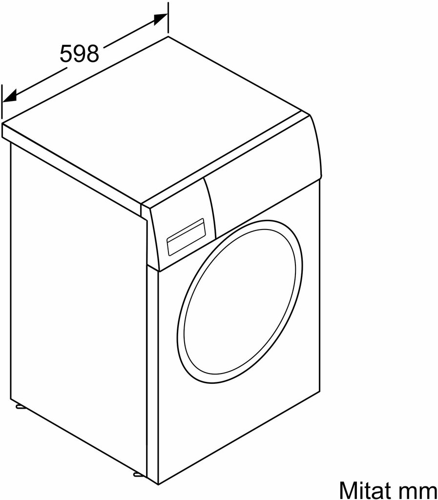 Siemens WG56G2AIDN iQ500 kaina ir informacija | Skalbimo mašinos | pigu.lt