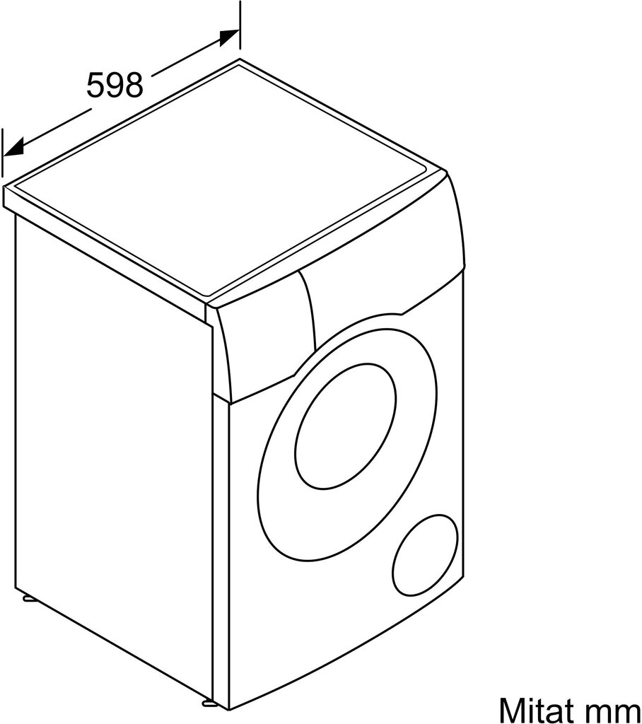 Siemens WD4HU542DN iQ700 цена и информация | Skalbimo mašinos | pigu.lt