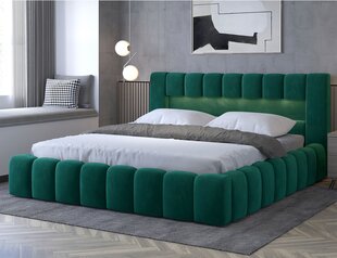 Кровать  Lamica, 140x200 см, зеленый цвет цена и информация | Кровати | pigu.lt