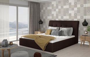 Кровать Inge 200х200 см, коричневый цвет цена и информация | Кровати | pigu.lt