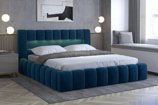 Кровать  Lamica, 180 x 200 см, синяя цена и информация | Кровати | pigu.lt