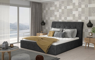 Кровать Inge 140x200 см, серый цвет цена и информация | Кровати | pigu.lt