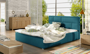 Кровать Latina, 160x200 см, синий цвет цена и информация | Кровати | pigu.lt