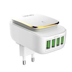 Зарядное устройство для телефона LDNIO A4405, 3x USB, 22 Вт (white) цена и информация | Зарядные устройства для телефонов | pigu.lt