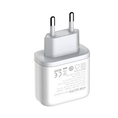 LDNIO Сетевое зарядное устройство LDNIO A2526C USB, USB-C 45W Wall + кабель MicroUSB цена и информация | Зарядные устройства для телефонов | pigu.lt